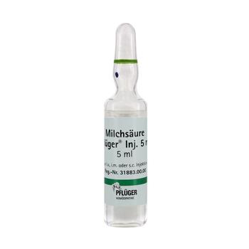 MILCHSÄURE Pflüger Injektionslösung 5 ml