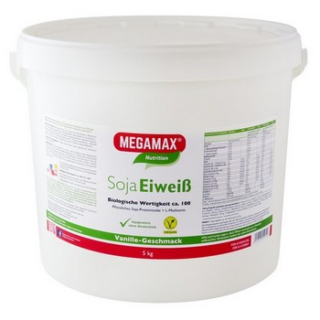 MEGAMAX Soja Eiweiß Vanille Pulver