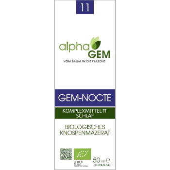 AlphaGem GC 11 GEM-NOCTE biologisches Knospenmazerat