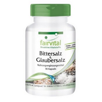 FAIRVITAL Bittersalz & Glaubersalz