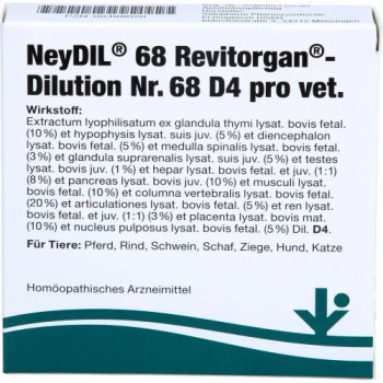 NEYDIL Nr.68 Revitorgan Dil.D 4 pro Ampullen vet.