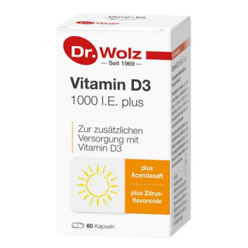 VITAMIN D3 1.000 I.E. plus Dr.Wolz Kapseln