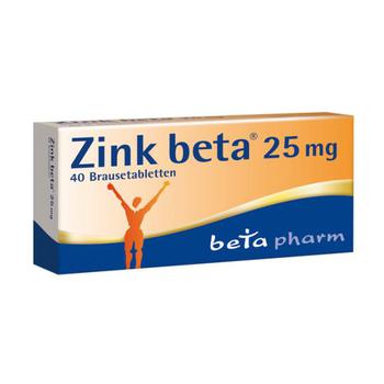 ZINK BETA 25 Brausetabletten