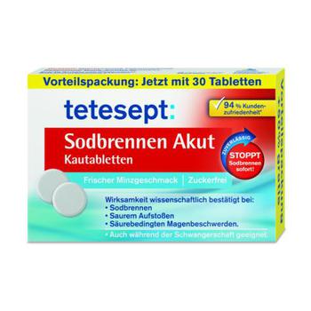 TETESEPT Sodbrennen Akut Kautabletten