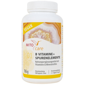 B VITAMINE+Spurenelemente MITOcare Kapseln