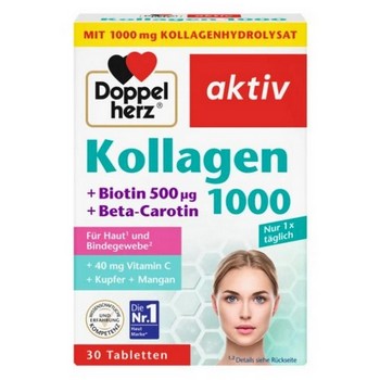 DOPPELHERZ Kollagen 1000 Tabletten