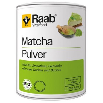 RAAB Vitalfood Matcha Grüntee Bio Pulver