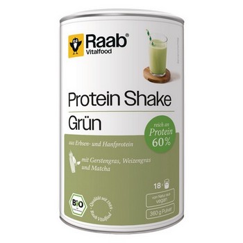 RAAB Vitalfood Bio Protein Shake grün Pulver