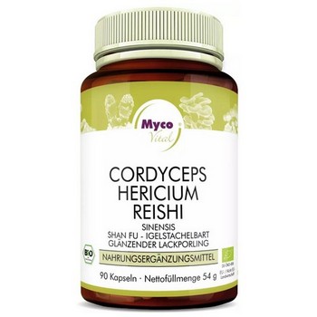 CORDYCEPS HERICIUM Reishi Bio Pilzpulver-Kapseln