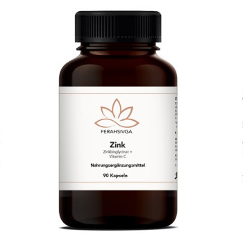ZINK Zinkbisglycinat + Vitamin C Kapseln