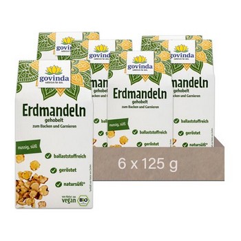 Govinda Erdmandeln gehobelt